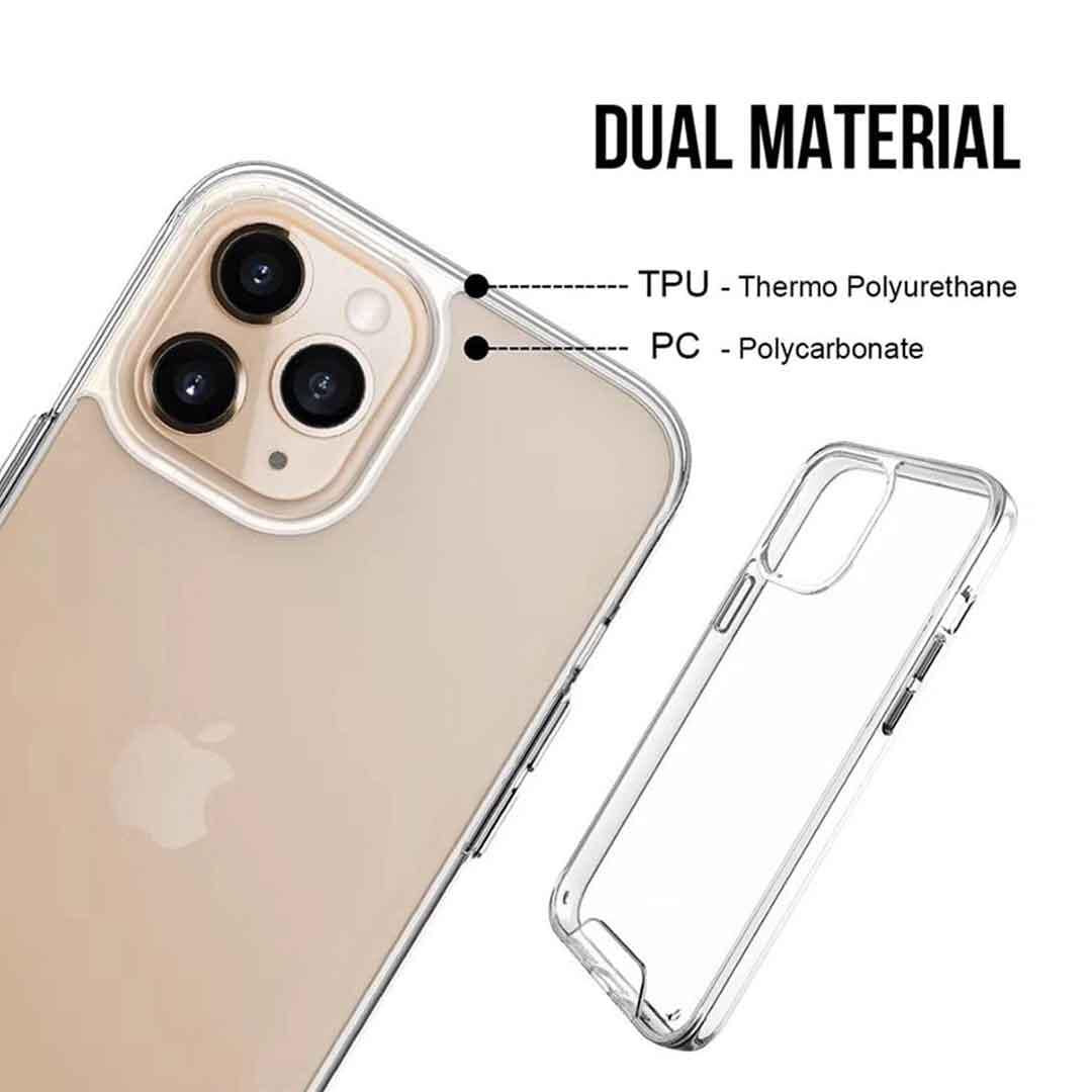 Luxury Clear Space Case with Drop Protection for