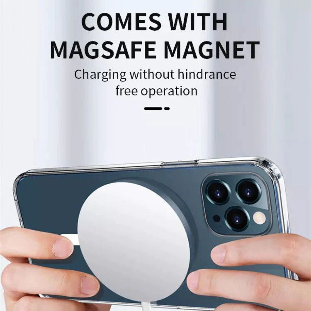 MagSafe Transparent Shockproof Clear Case