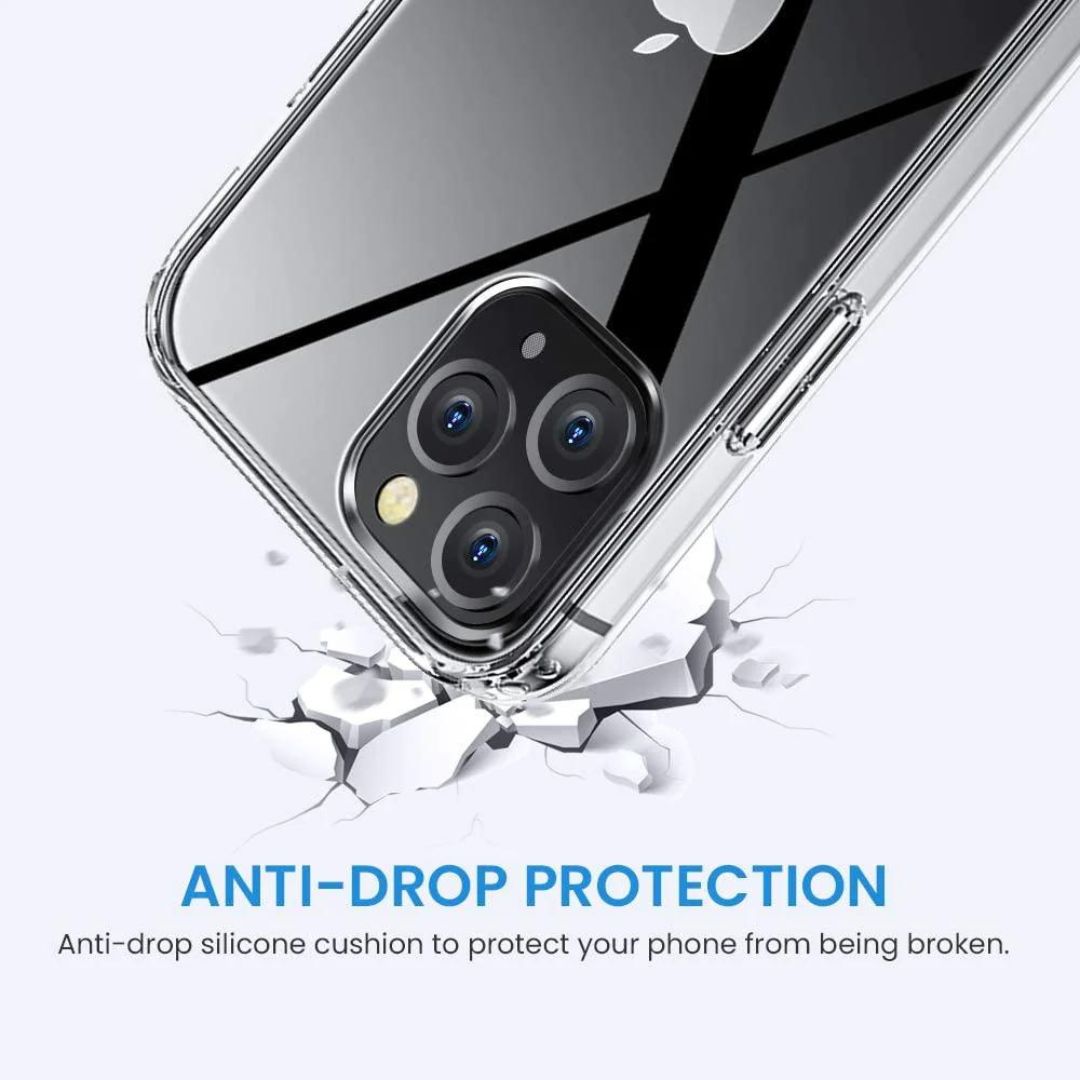 Luxury Clear Space Case with Drop Protection for