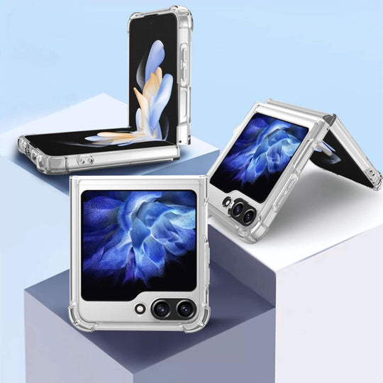 "Clear Magnetic Charging Case for Samsung Galaxy Z Flip 5 "