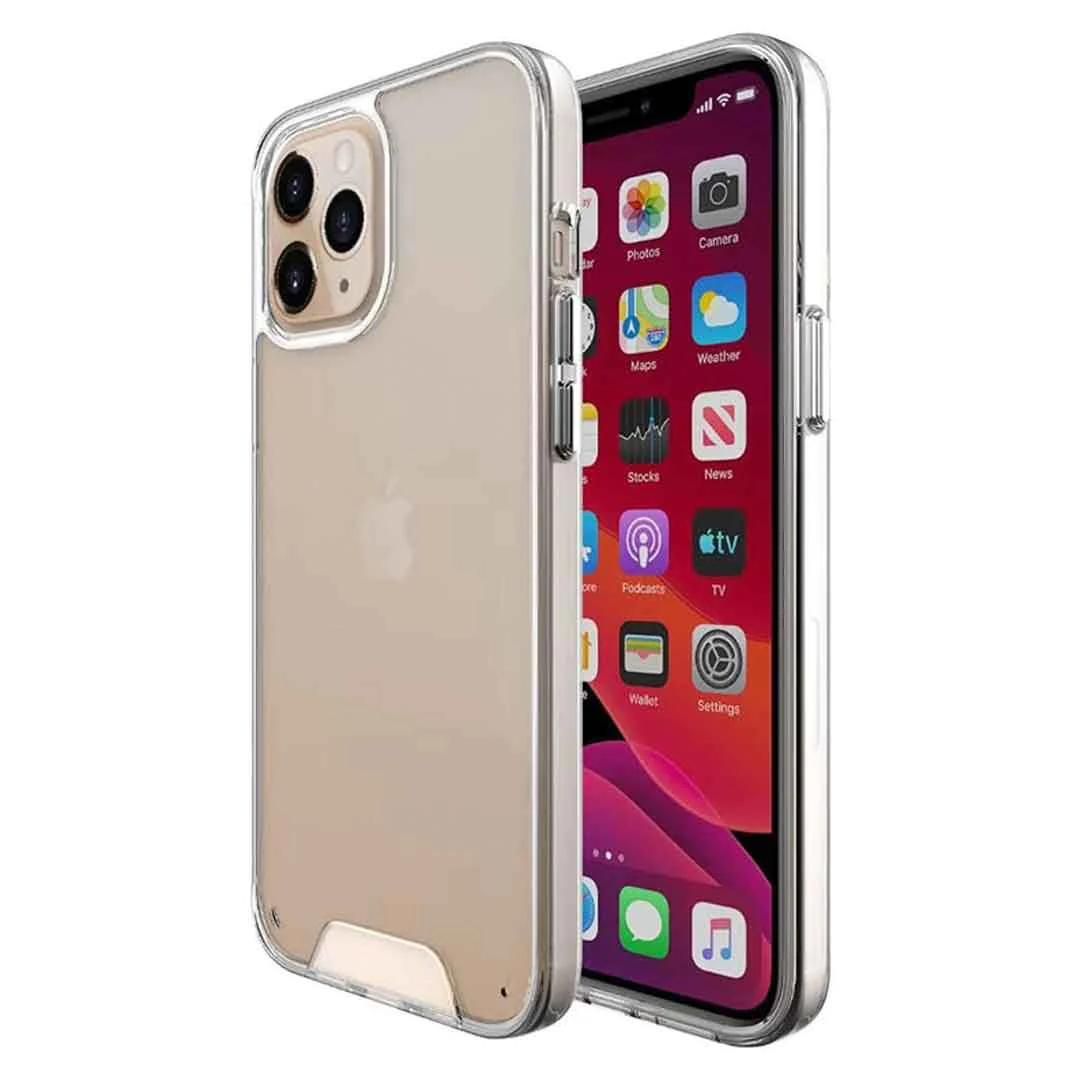 Luxury Clear Space Case with Drop Protection for