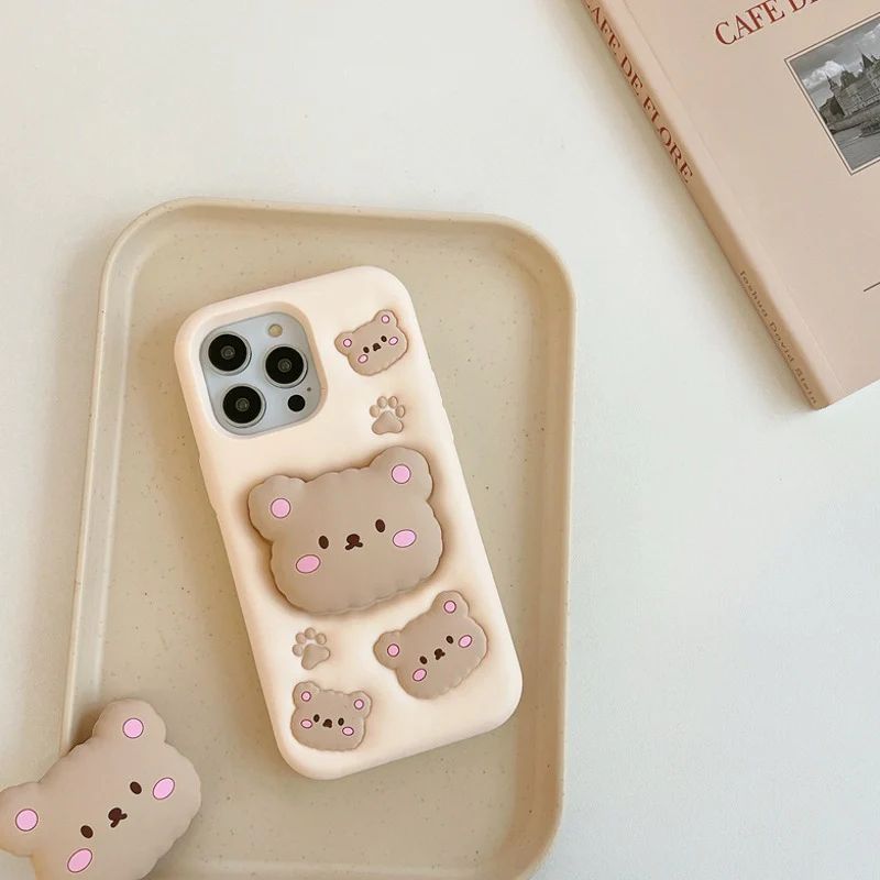 Cozy Bear Embrace Phone Gripper Case