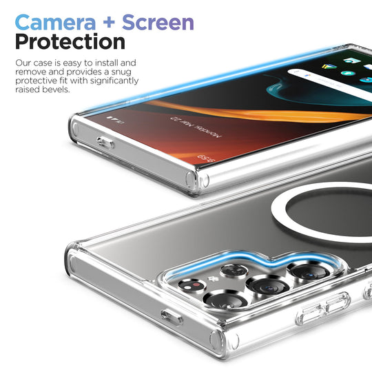 MagSafe Transparent Shockproof Clear Case