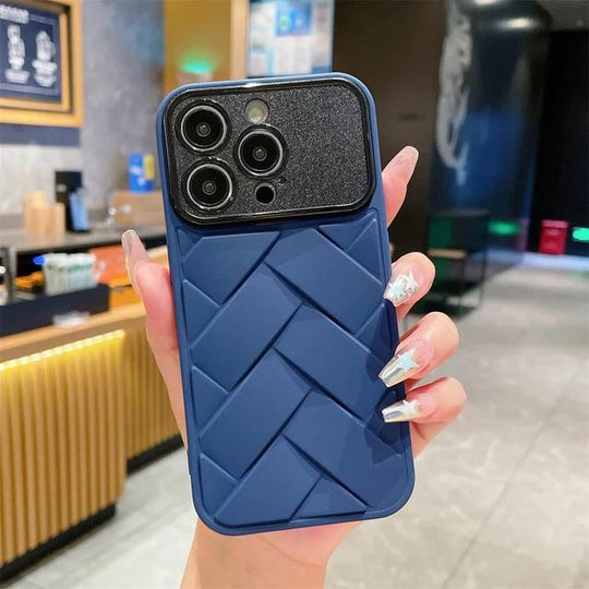 Luxury Colorful 3D Weave Silicone Soft Case