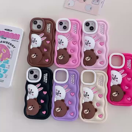 3D Cute Cartoon Phone Case